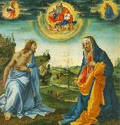 Fra Filippo Lippi The Intervention of Christ and Mary Sweden oil painting artist